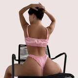 Elegant Pure Silk Bra Set for Comfort
